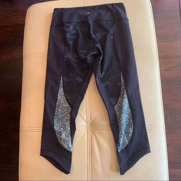 Lululemon Wunder Under Crop Sashiko Camo Tights - Picture 10 of 11
